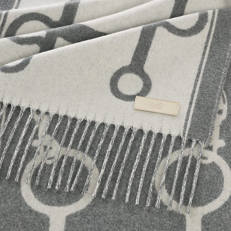 Casaque Mors scarf - Grey | Hermès USA